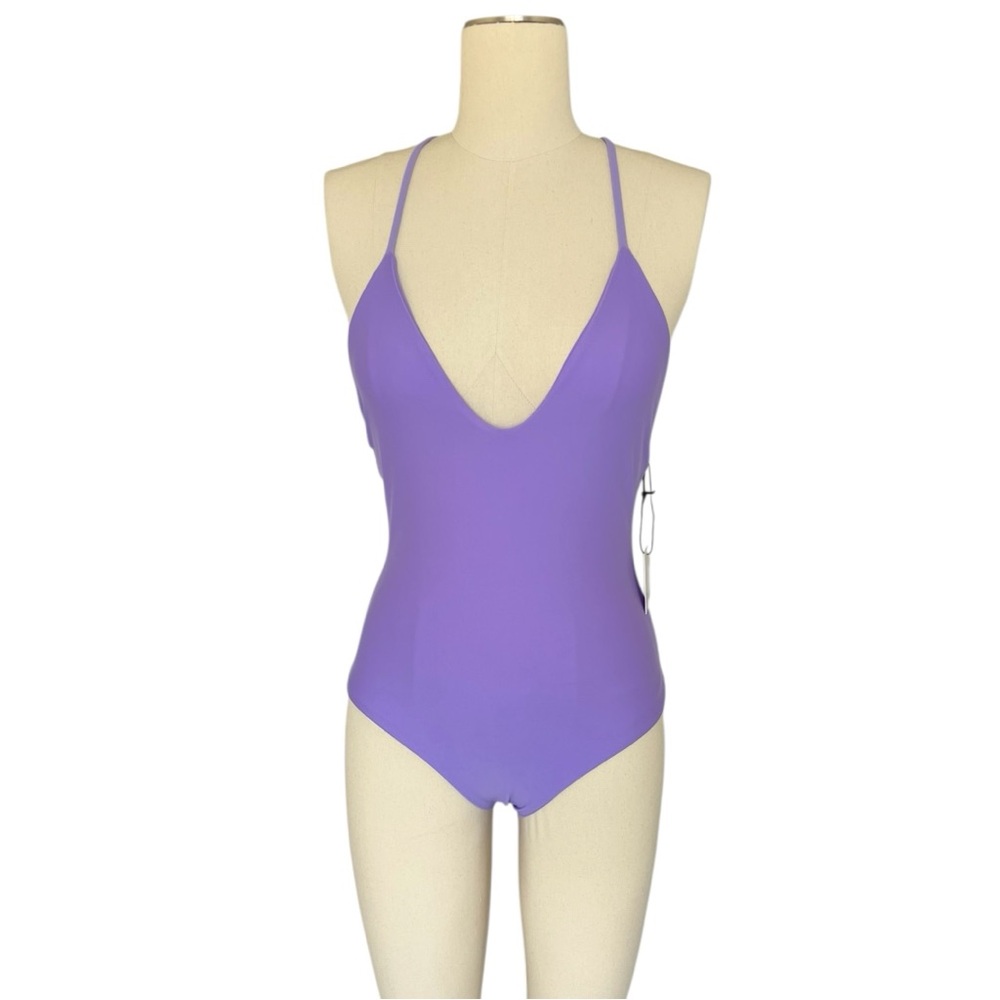 Jade Swim Violet One-Piece Swimsuit